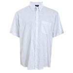 ESPIONAGE SHORT SLEEVE PLAIN COLLAR SHIRT WHITE SH147