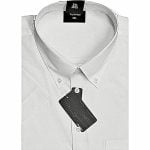 ESPIONAGE SHORT SLEEVE SHIRT BUTTON DOWN COLLAR WHITE SH149
