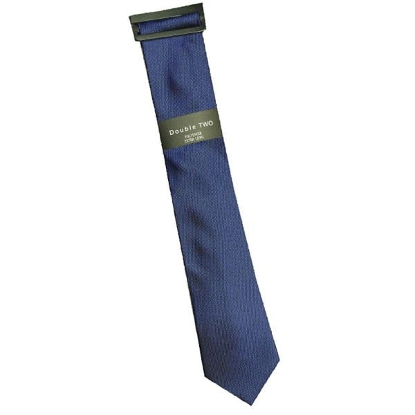 DOUBLE TWO EXTRA LONG TIE NAVY
