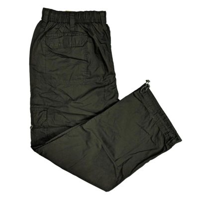 ESPIONAGE ACTIVE OUTDOOR LIGHTWEIGHT LEISURE CARGO TROUSERS BLACK