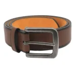 D555 AVANT BURNISHED EDGE BELT BROWN