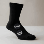 HJ HALL Extra Large Original Soft Top Wool Sock Black HJ90