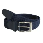 D555 DANI STRETCH BRAIDED BELT NAVY