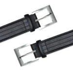 D555 HARLEY QUAD STITCH BLACK BELT