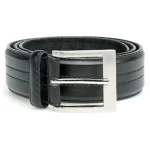 D555 HARLEY QUAD STITCH BLACK BELT