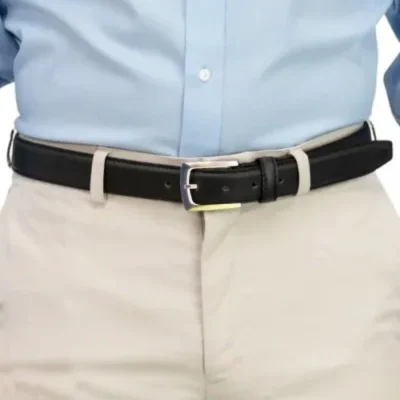 D555 LEWIS SMART NARROW BLACK BELT