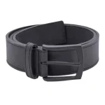 D555 Big Mans Ozzy Square Belt with Matt Buckle Black