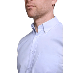 DOUBLE TWO SHORT SLEEVE OXFORD SHIRT BLUE