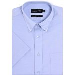 DOUBLE TWO SHORT SLEEVE OXFORD SHIRT BLUE