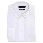 DOUBLE TWO LONG SLEEVE OXFORD SHIRT WHITE