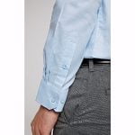 DOUBLE TWO LONG SLEEVE OXFORD SHIRT BLUE