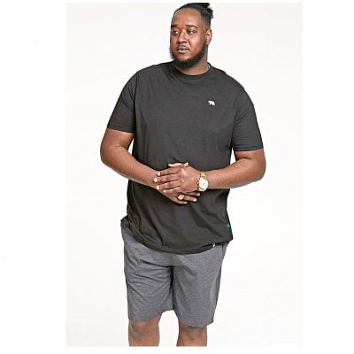 D555 JEREMIAH JERSEY T-SHIRT AND SHORTS LOUNGEWEAR SET