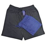 ESPIONAGE BIG MANS TWIN PACK COTTON JERSEY LOUNGE SHORTS PJ034