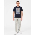 BEN SHERMAN PLECTRUM ART PRINTED TEE DARK NAVY