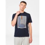 BEN SHERMAN PLECTRUM ART PRINTED TEE DARK NAVY