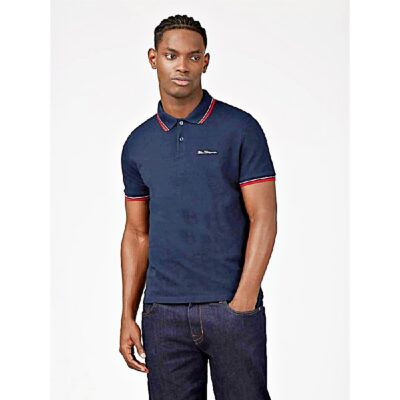 BEN SHERMAN SIGNATURE POLO DARK NAVY
