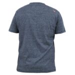 D555 COLBACK GUITAR PRINT CREW NECK T-SHIRT NAVY TWIST