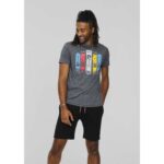 D555 COLBACK GUITAR PRINT CREW NECK T-SHIRT NAVY TWIST