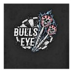 ESPIONAGE BULLSEYE PRINT TEE BLACK