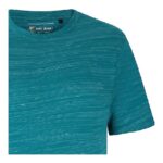 KAM INJECTED MARL CREW NECK TEE TEAL GREEN KBS5738