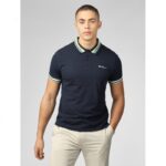 BEN SHERMAN HOUSE COLLAR POLO SHIRT DARK NAVY