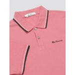 BEN SHERMAN SIGNATURE POLO DARK PINK