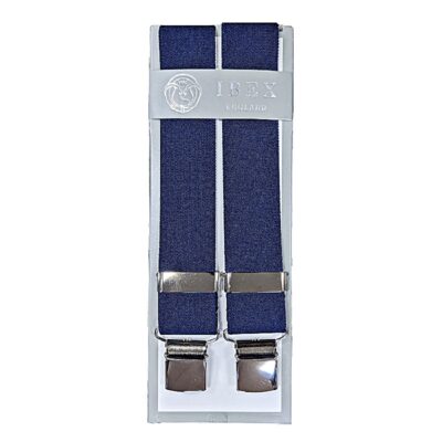 IBEX EXTRA LONG WIDE BRACES NAVY