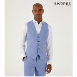Skopes Redding Big Mans Stretch Waistcoat Blue