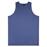 ESPIONAGE Big Mens Cotton Vest Blue T017