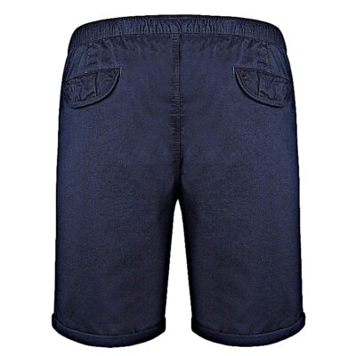 D555 Gareth Big Mans Cotton Casual Shorts Navy