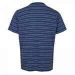 KAM WAFFLE STRIPE GRANDAD TEE SHIRT KBS5745a