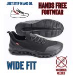 D555 ALFRETON KINGSIZE HANDS FREE SHOES BLACK