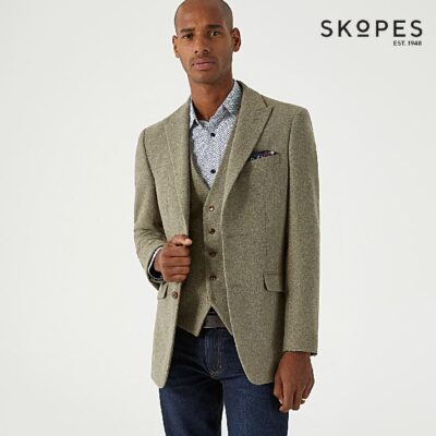 SKOPES INGRAM TWEED STYLE JACKET SAGE
