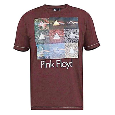 D555 Mens Official Pink Floyd Big T-Shirt Division