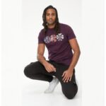 D555 GIBBS VINTAGE CDS PRINT CREW NECK TEE SHIRT