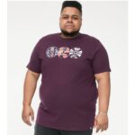 D555 GIBBS VINTAGE CDS PRINT CREW NECK TEE SHIRT