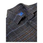 DG’S DRIFTER LONG SLEEVE CHECKED BRUSHED SHIRT GIOVANNI CHARCOAL