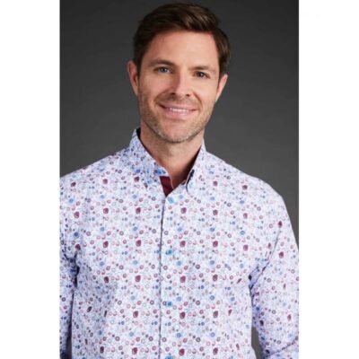 DG'S DRIFTER LONG SLEEVE PATTERNED SHIRT IVANO