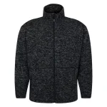 ESPIONAGE Micro Fleece Jacket Charcoal FL041B