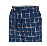 ESPIONAGE Big Mens Brushed Cotton Loungewear Trousers Blue Check