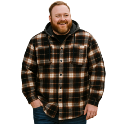 ESPIONAGE FLEECE CHECK OVERSHIRT SH418