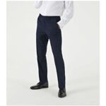 HEWES - SKOPES NAVY SELF CHECK SUIT TROUSERS