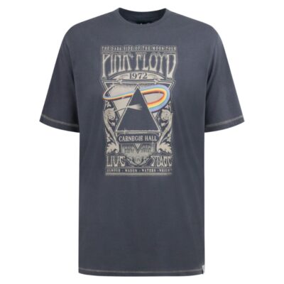 D555 Mens Official Pink Floyd Big T-Shirt Hanley
