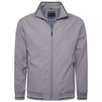 KAM Mans Lightweight Harrington Jacket Silver KBS444