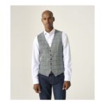 Skopes Valetta Big Mans Waistcoat Grey Check