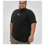 D555 Portsmouth Ribbed Stretch T-Shirt Black