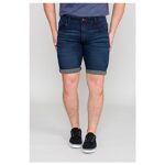D555 Brentwood Dark Blue Stretch Denim Shorts