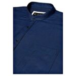 KAM Grandad Premium Oxford Short Sleeve Shirt KBS P020Ba
