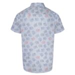 KAM Big Mans Leaf Pattern Short Sleeve Shirt KBS6341