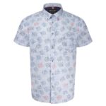 KAM Big Mans Leaf Pattern Short Sleeve Shirt KBS6341